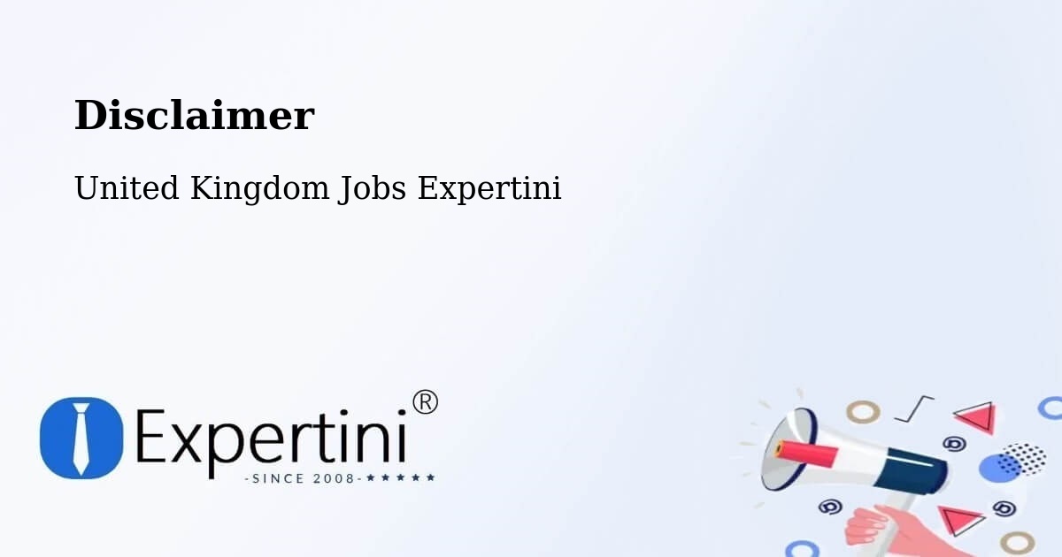 Disclaimer - United Kingdom Jobs Expertini